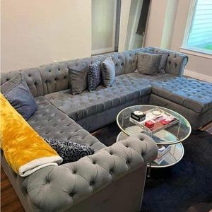 Sectional Couch and a Pillows Included